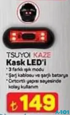 TSUYOİ KAZE KASK LEDİ fiyat ve kampanya bilgisi